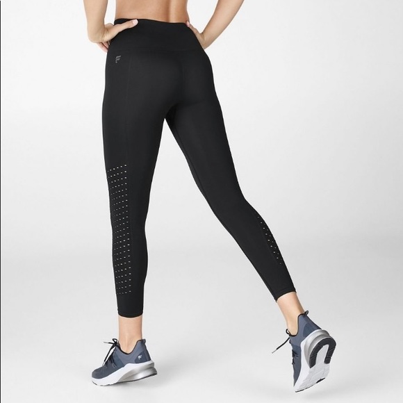 Fabletics, High-Waisted, Perforated 7/8 Legging - Picture 1 of 9